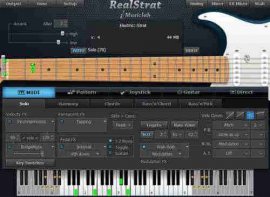 MusicLab RealStrat 4 x86 x64 - виртуальная электрогитара
